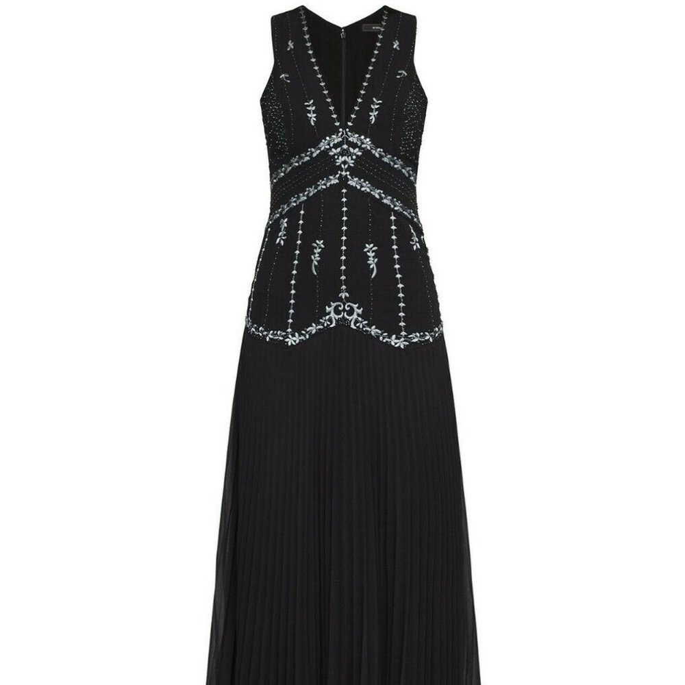 BCBG Max Azria Black Embellished Gown - SZ 6